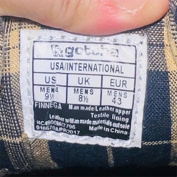 Gotcha Finnega Chukka Boots Brown Leather Men's 9.5 - Picture 10 of 11